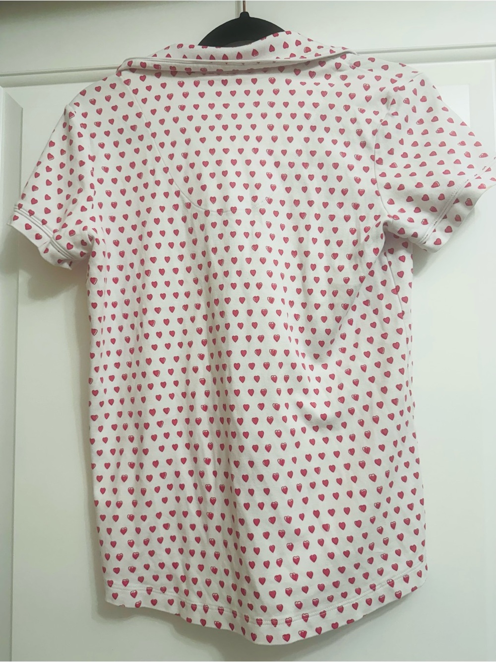 Roller Rabbit Hearts PJ Shirt Top Only Extra Small Preppy Loungewear - Picture 4 of 8